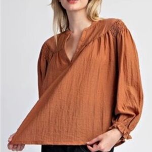 Eesome Terracotta Blouse